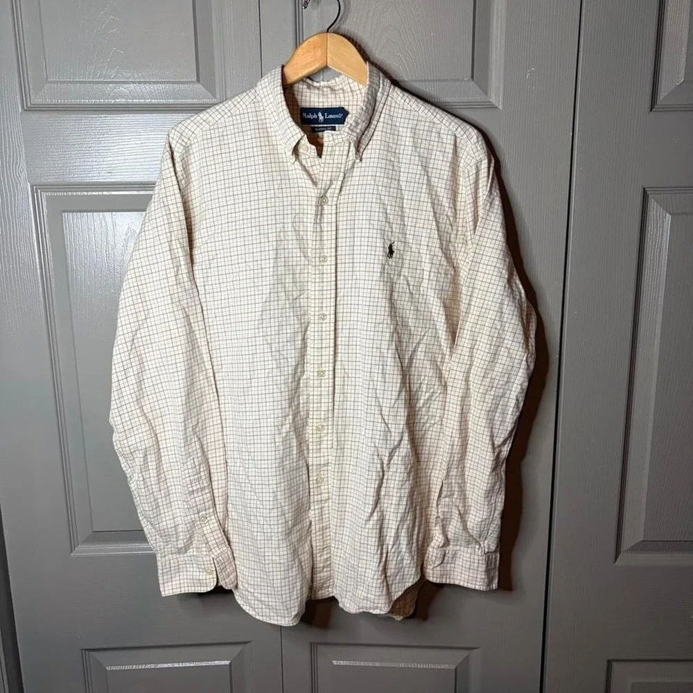 Polo Ralph Lauren button up polo size XL preppy classic summer